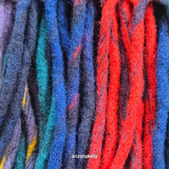 Vintage Pendleton WOOL Wrap Colorful Plaid Thick Excellent Condition - Picture 12 of 16